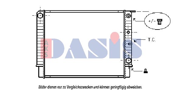 AKS DASIS Radiators, Motora dzesēšanas sistēma 220009N